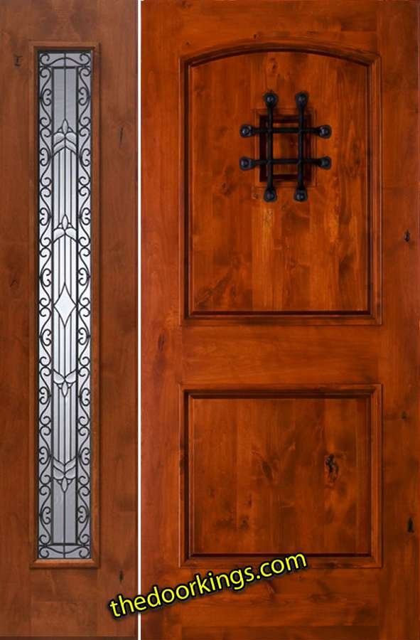 sw76 knotty alder with one iron classic sidelite